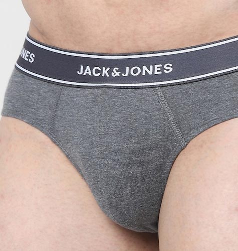 Men Pack of 2 Solid Cotton Basic Briefs